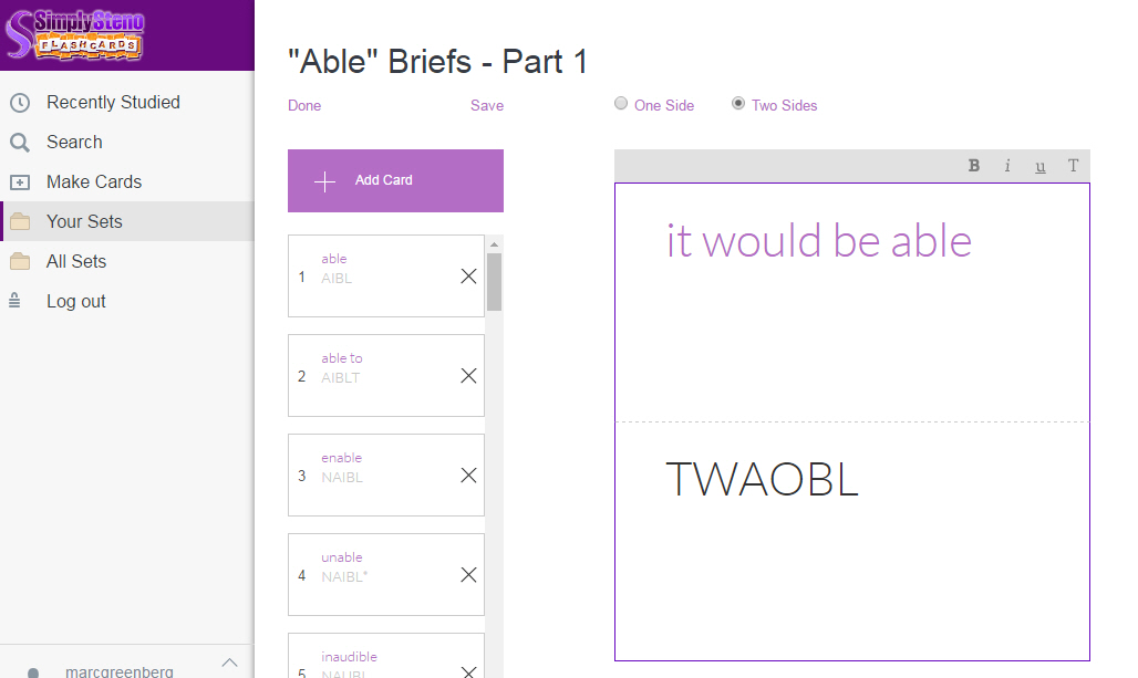 Court Reporting Flashcards